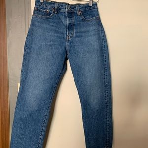 levi's wedgie fit ankle jeans, good condition